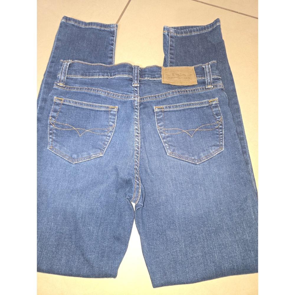 Like New Polo Ralph Lauren Boys "The Sullivan Slim" Jeans - Size 14 Dark Wash - Picture 3 of 4